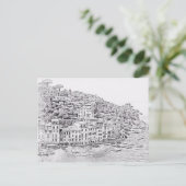 Dreamy Romantic Portofino，イタリアのはがき ポストカード (スタンド正面)