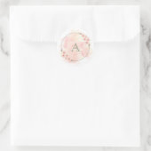 Dreamy Sakura Japan - Serene Cherry Blossom Illust ラウンドシール (バッグ)