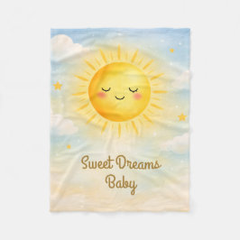Dreamy Sky Baby Shower Sun Blanket フリースブランケット