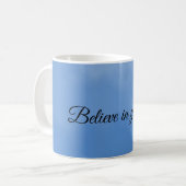 Dreamy sky blue gradient コーヒーマグカップ (正面左)