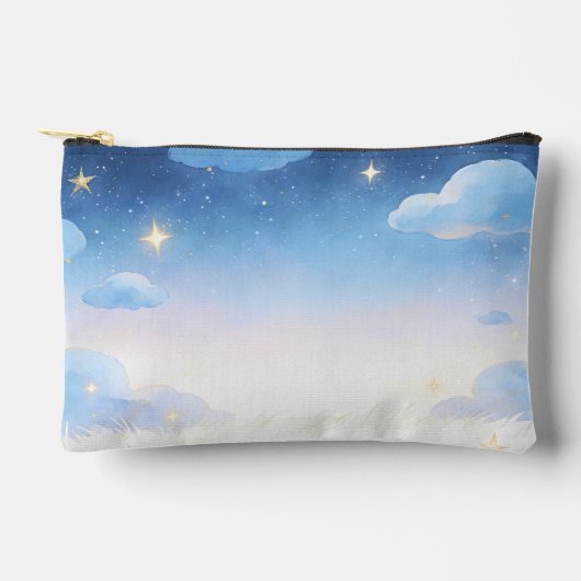 Dreamy Sky Print Cut Sew Bag アクセサリーポーチ (正面)