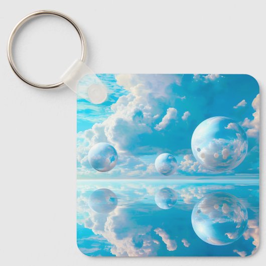 Dreamy Sky Surreal Nature Landscape キーホルダー (正面)