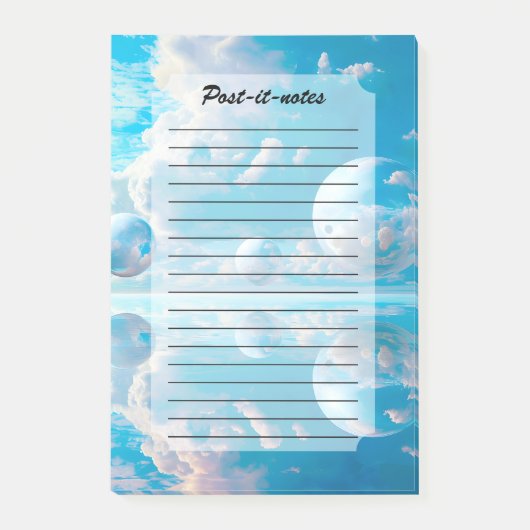 Dreamy Sky Surreal Nature Landscape ポストイット (正面)
