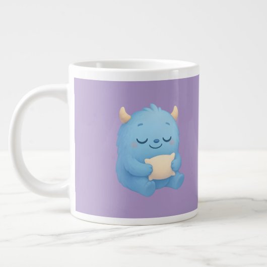 Dreamy Sleep Monster Kids Mug — Sweet Dreams ジャンボコーヒーマグカップ (左)