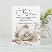 Dreamy Sleeping Koala 招待状 (スタンド正面)