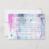 Dreamy Spring Bridal Shower Flat Thank You Card サンキューカード (正面)