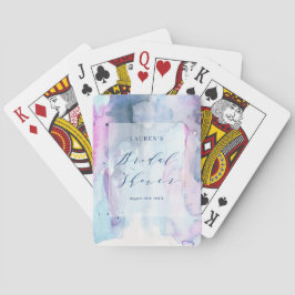 Dreamy Spring Bridal Shower Games Playing Cards トランプ