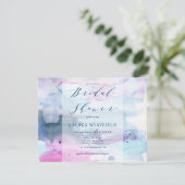 Dreamy Spring Lavender Bridal Shower Invitation 招待状 (スタンド正面)
