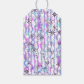 Dreamy Starburst Waves Pattern ギフトタグ (正面)