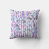 Dreamy Starburst Waves Pattern クッション (裏面)
