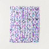 Dreamy Starburst Waves Pattern タペストリー (正面)