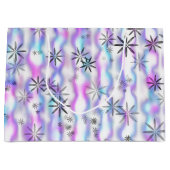 Dreamy Starburst Waves Pattern ラージペーパーバッグ (正面)