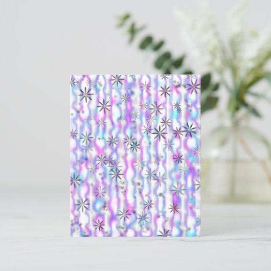 Dreamy Starburst Waves Pattern Scrapbook Paper (スタンド正面)