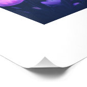 Dreamy Starlight River Landscape Serenity フォトプリント (角)