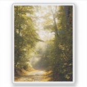 Dreamy sunlit park, nature aesthetic art photo シール (正面)