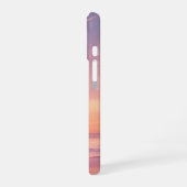 Dreamy Sunset Beach & Stardust Phone Case iPhone 16ケース (左側面)
