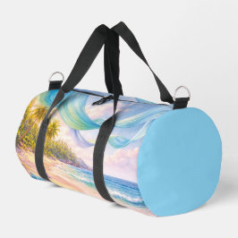 Dreamy Tropical Paradise ダッフルバッグ