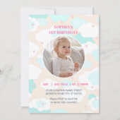 Dreamy Unicorn Birthday Invitation 招待状 (裏面)