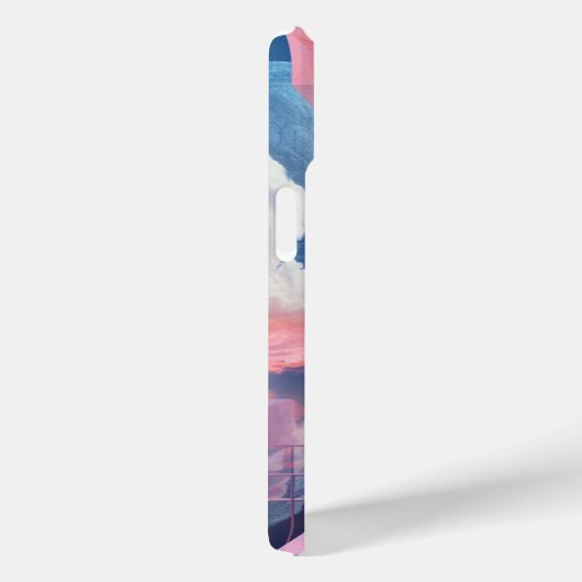 Dreamy Vaporwave Staircase iPhone 15 Case Case-Mate iPhoneケース (裏面 / 右)