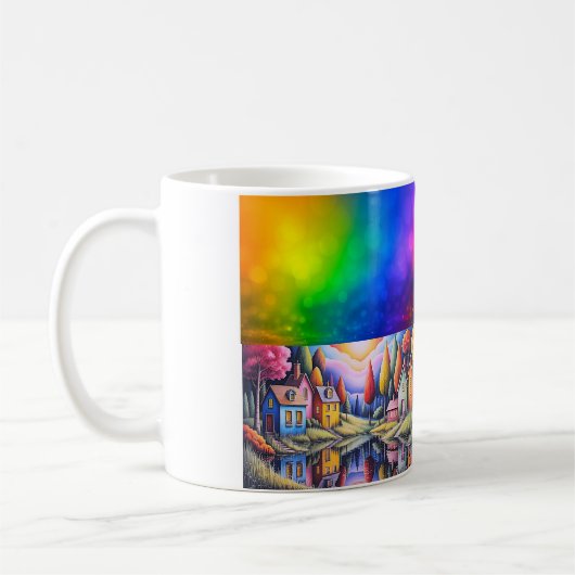 Dreamy Village Mug コーヒーマグカップ (左)