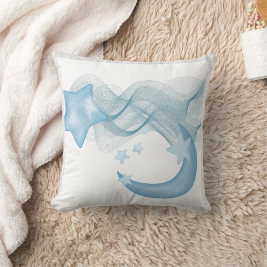 Dreamy Watercolor Abstract Fleece Blanket クッション (ブランケット)