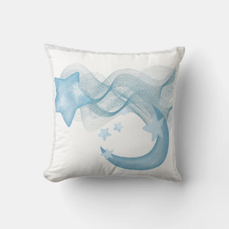 Dreamy Watercolor Abstract Fleece Blanket クッション