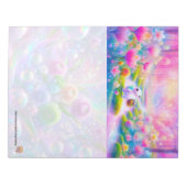 Dreamy Watercolor Salamander Notepad ノートパッド (正面)