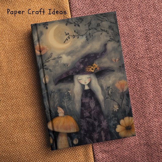 Dreamy Whimsical Halloween Witch Decoupage  薄葉紙