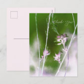 Dreamy Wildflowers – Pastel Nature Thank You Card シーズンポストカード (正面/裏面)