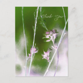 Dreamy Wildflowers – Pastel Nature Thank You Card シーズンポストカード