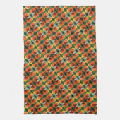 Dreamy Zinnia Flower Pattern    キッチンタオル (縦)