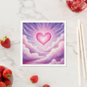 DreamyGlowHeart スタンダードカクテルナプキン (インサイチュ)