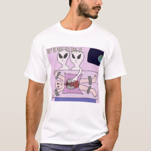 DreamySupplyの外国の外転の人の白いTシャツ Tシャツ