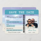 Dreamzカリブの搭乗券Save the Date セーブザデート (正面/裏面)