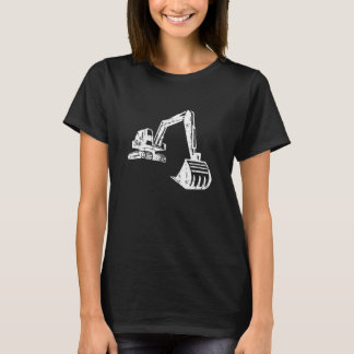 Dredger Silhouette Construction Worker Bagger Tシャツ