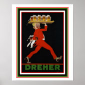 Dreher Beer Poster 16 x 20 ポスター (正面)