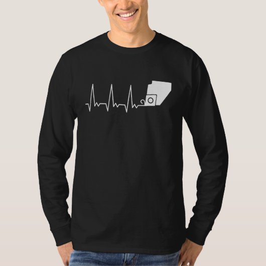 Dreher MachineハートビートECGマシン Tシャツ (正面)