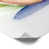 drei Bären - Aquarell für Kinder ポスター (角)