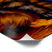 Drei Maine-Coon-Gefährten Portrait ポスター (コーナー)