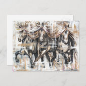 Drei Tölter Braun ポストカード (正面/裏面)