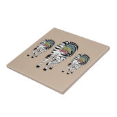 Drei Zebras  タイル (側面)