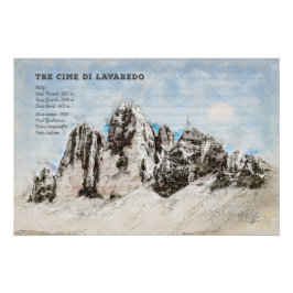 Drei Zinnen ポスター