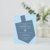 Dreidelのハヌカー（ユダヤ教の祭り）のパーティの招待状 招待状 (スタンド正面)