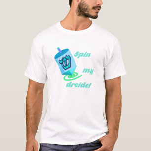 Dreidelの私の女性の暗いワイシャツを回して下さい Tシャツ