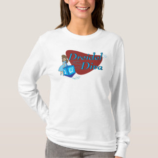 Dreidelの花型女性歌手の長袖 Tシャツ
