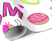 Dreidelピンクのモンスターの包装紙 ラッピングペーパー (ロールコーナー)