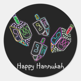 Dreidel、Dreidel、Dreidelスタンプ ラウンドシール