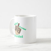 Dreidel Dreidel Dreidel コーヒーマグカップ (正面左)