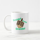 Dreidel Dreidel Dreidel コーヒーマグカップ (左)