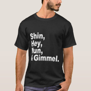 Dreidelsに会って下さい: Shin、ちょっと、尼僧、及びGimmel Tシャツ